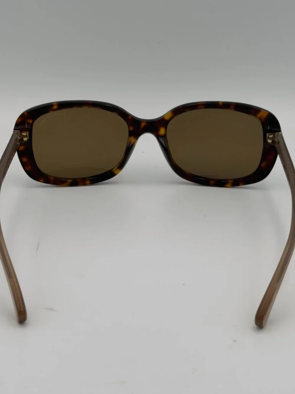 Coach HC8278 Polarized Sunglasses Dark Tortoise Brown 53mm NEW